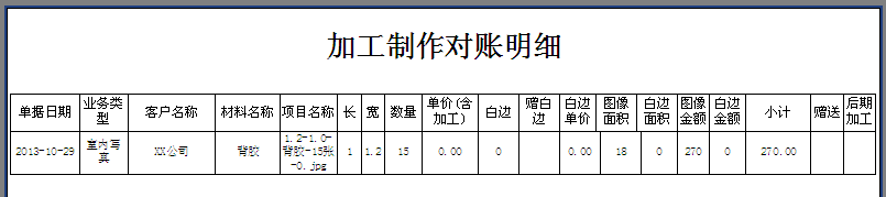 飛揚動力廣告公司管理軟件賬目管理樣式預覽界面